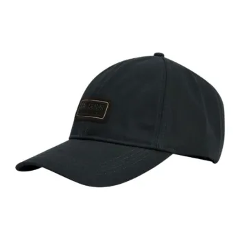 BARBOUR 100% Cotton Baseball Caps Unisex Black