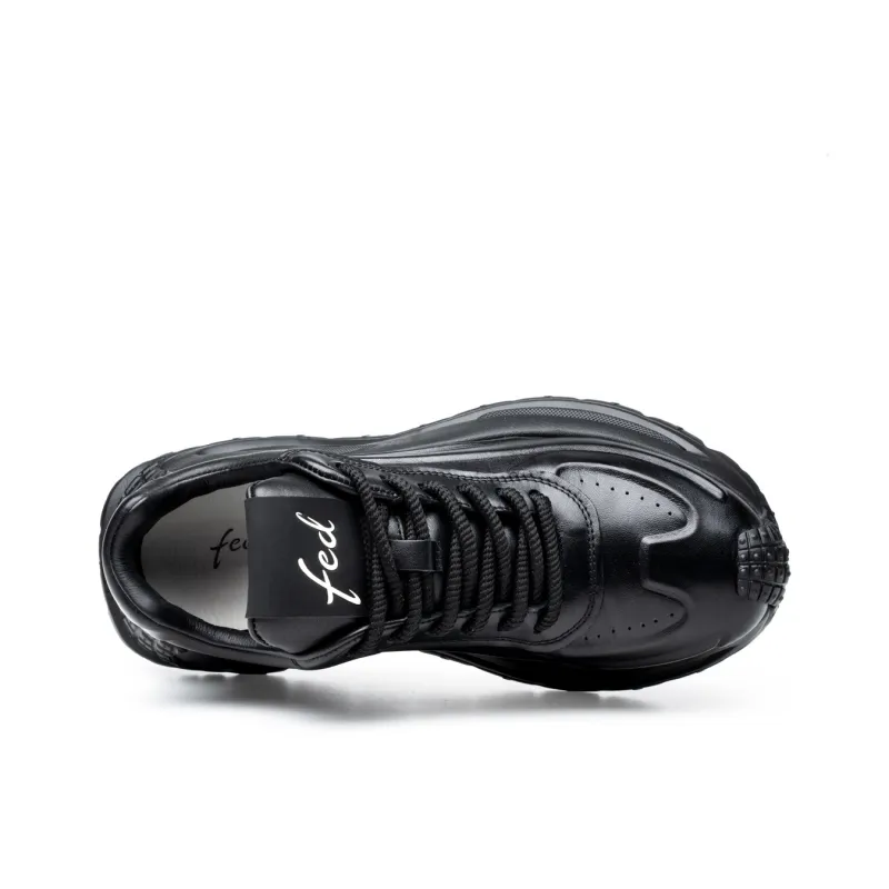 FED Lightweight Height Increasing Low Top Chunky Sneakers Men's-3