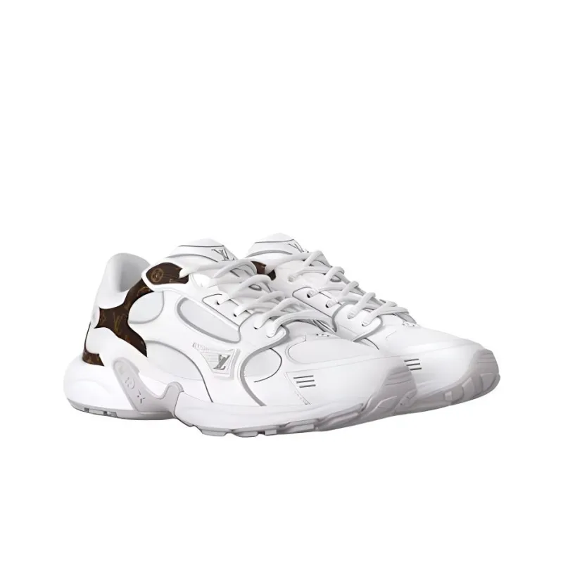 LOUIS VUITTON Olympia Low Top Casual Shoes Women's White-2