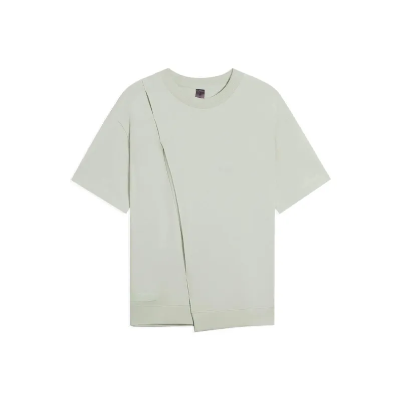 LiNing Li Ning X Jackie Chan Co branded Kung Fu Series T Shirt Unisex Pale Greenish White Jade-0