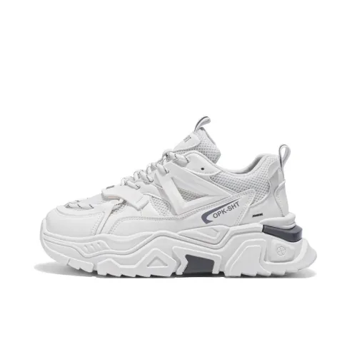 King Jinmai Slip Resistant Breathable Low Top Chunky Sneakers Men's