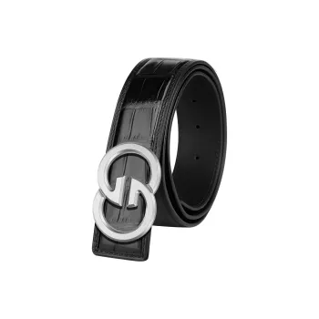 CATELLES Crocodile Leather Belts Men's 3.5cm