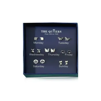 J&KINGLAY S925 Silver Stud Earrings Unisex