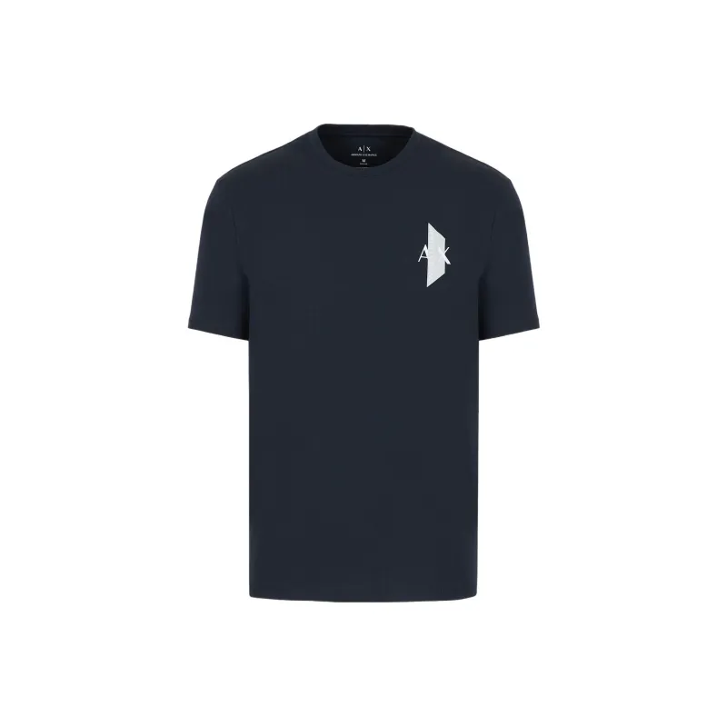 ARMANI EXCHANGE T Shirts Men Navy Blue-0