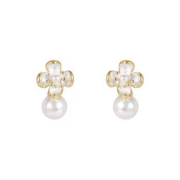 BING STUDIO 925 Silver Needles Stud Earrings Women's