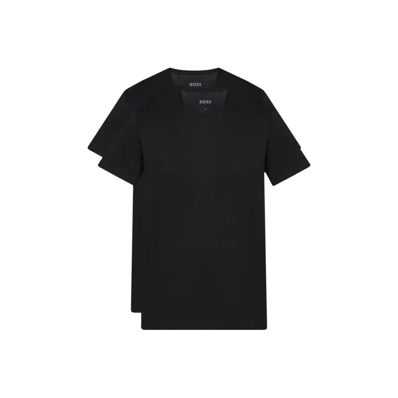 HUGO BOSS Logo embossed Cotton T shirt Pack Of Three-0