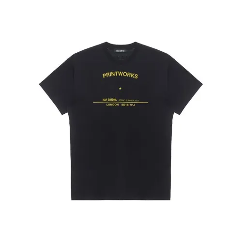 RAF SIMONS T-Shirts Unisex Black