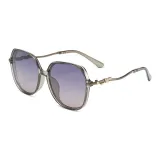 Transparent Gray Frame with Gradient Gray Lens