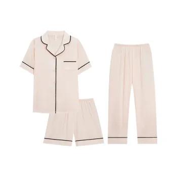 XIAFENYAN Pajama Set Women's Champagne Pink