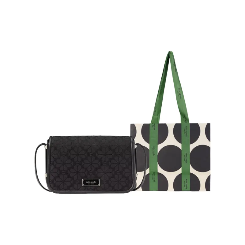 Kate Spade Cow Leather Shoulder Bag Crossbody Bag Small Size Women's Black-0