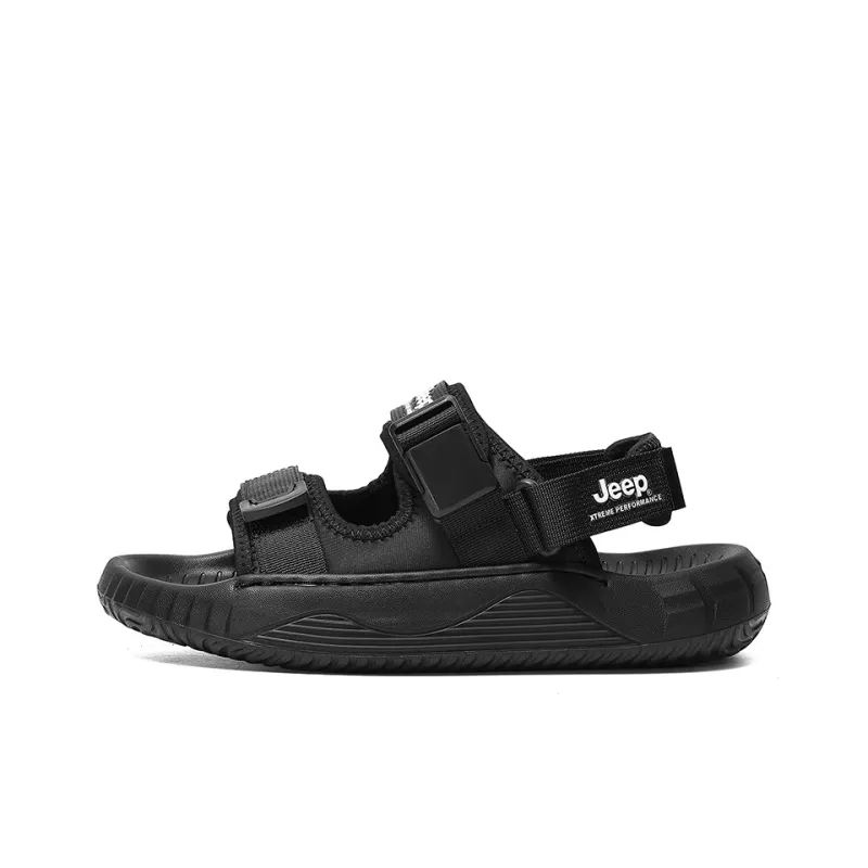 Jeep Beach Sandals Unisex Black-6