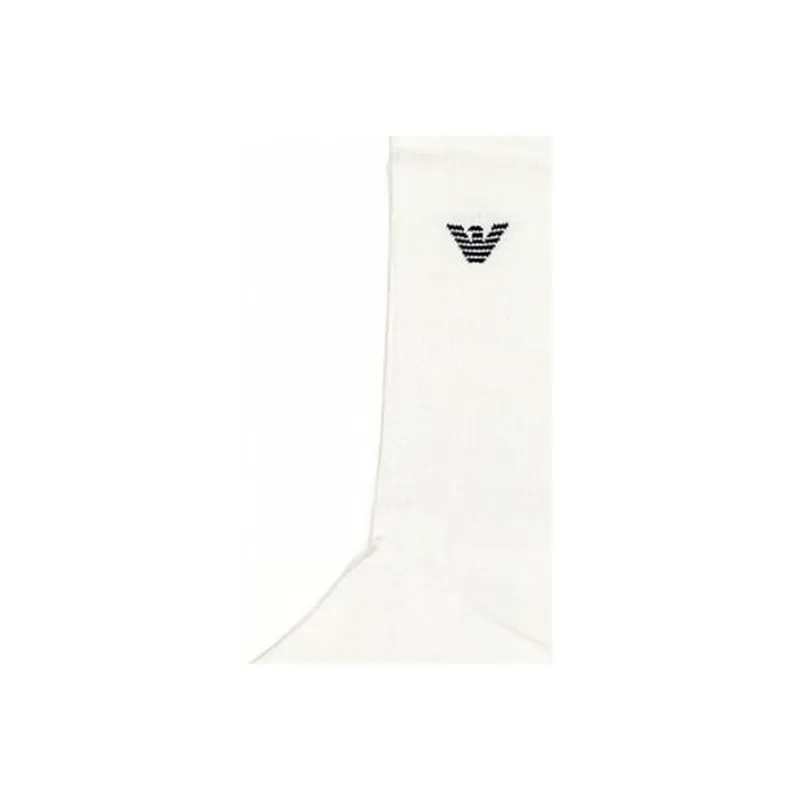 EMPORIO ARMANI Knee High Socks Women's 1 Pack White-3