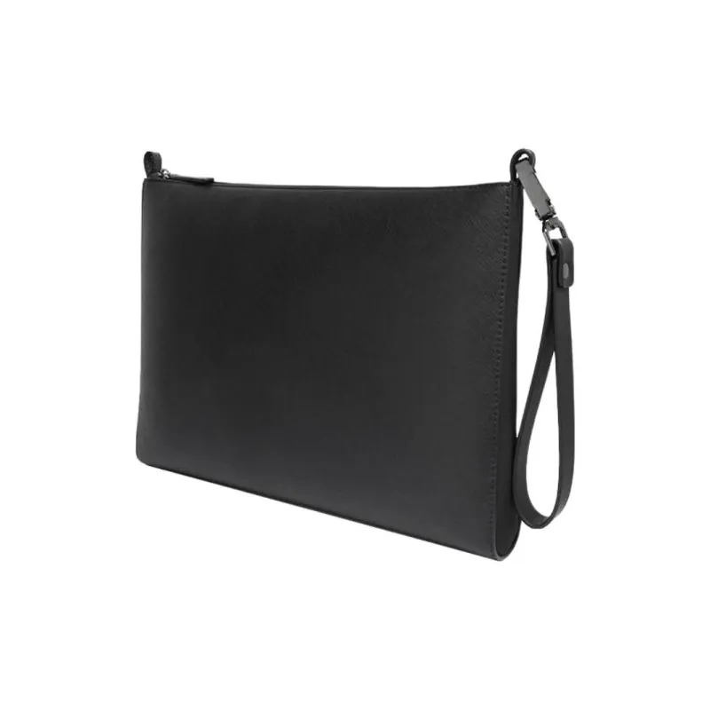 EMPORIO ARMANI Polyamide Wrist Bag Clutch Men's Black-3