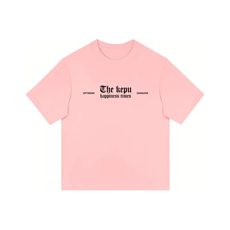 Kepu T Shirt Unisex Black With Pink Print-6