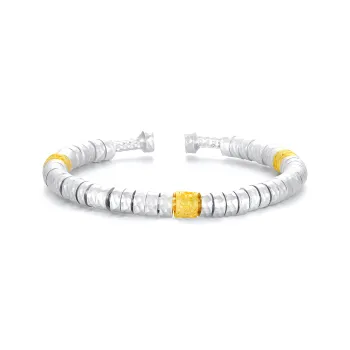 7℃ S999 Fine Silver Bangles Unisex