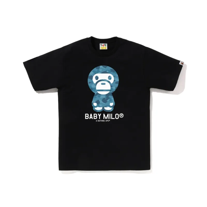A BATHING APE Splinter Camo Baby Milo Tee-1