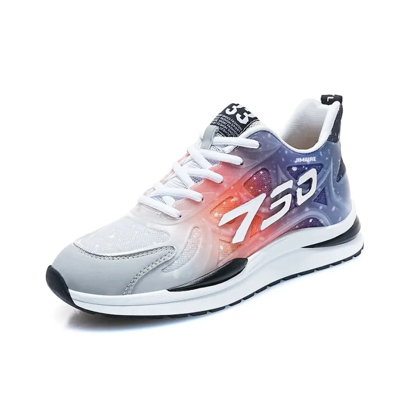 King Jinmai Cushioned Anti Slip Wear Resistant Breathable Lightweight Low Top Casual Shoes Men's-5