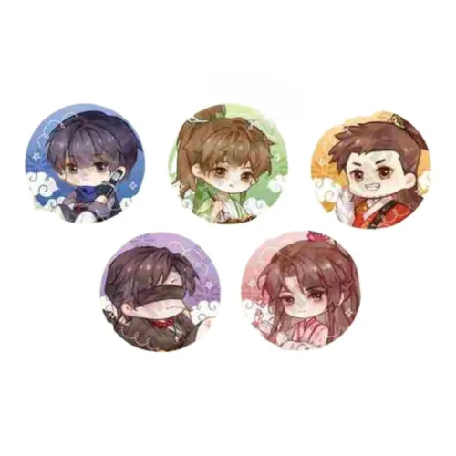 Xhdm Galaxy Anime, The Lost Tomb, Four Seasons In One Book Collection, Wu Xie Zhang Qiling Badges