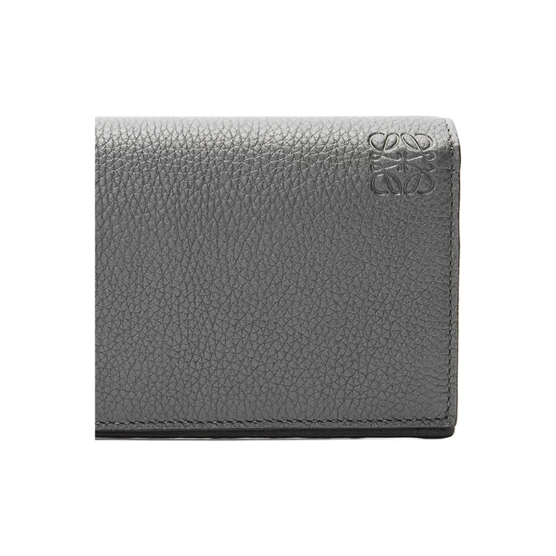 LOEWE Calfskin Wallet Men's Anthracite-4