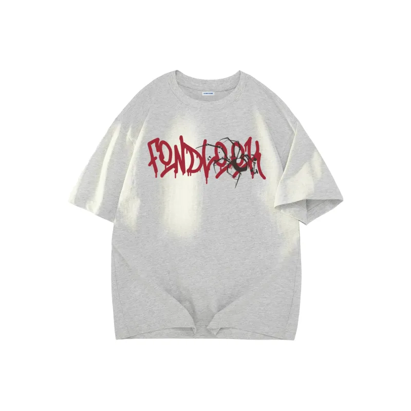 FONDLOOK T Shirt Unisex White Heather Gray Upgraded-14