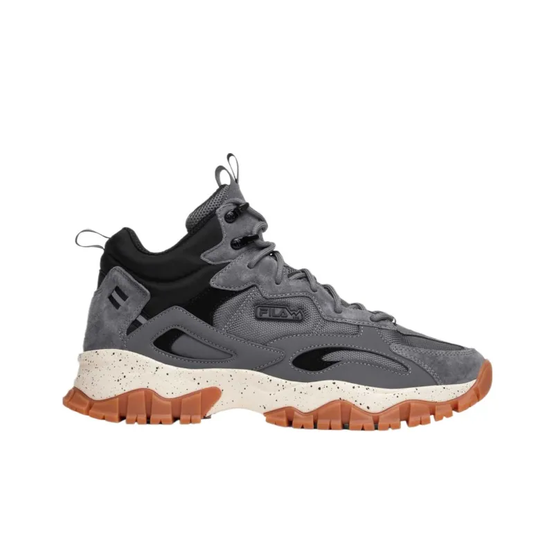 FILA Ray Tracer High Top Casual Shoes Men's Gray-1