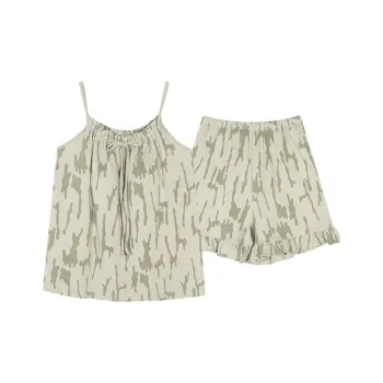 DanceBees Pajama Set Women's Light Green