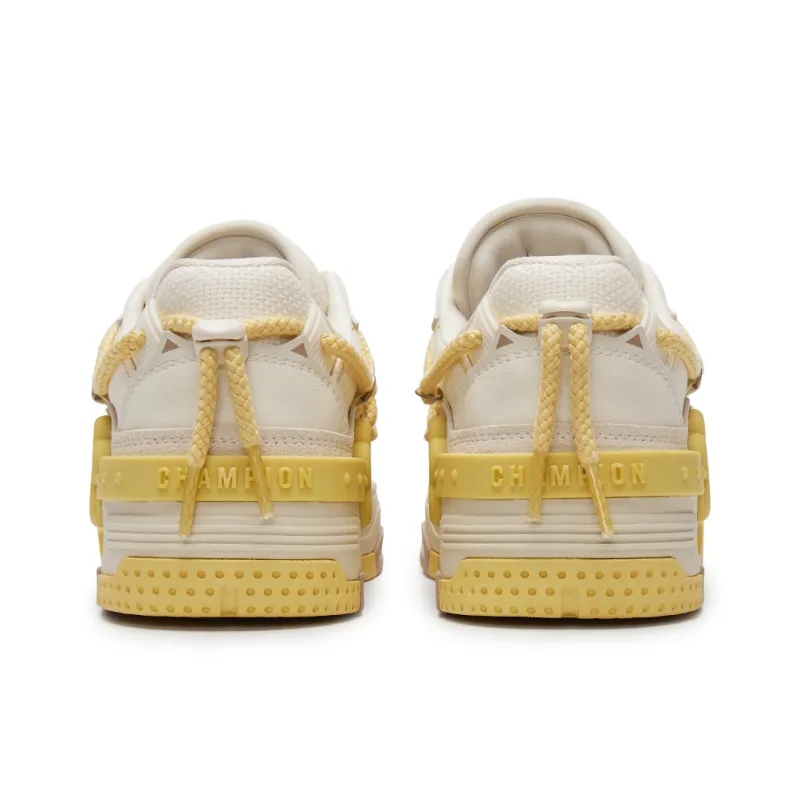 Champion Claw Headphone Shoes Low Top Skateboard Shoes Women's Milk White/Linen-2