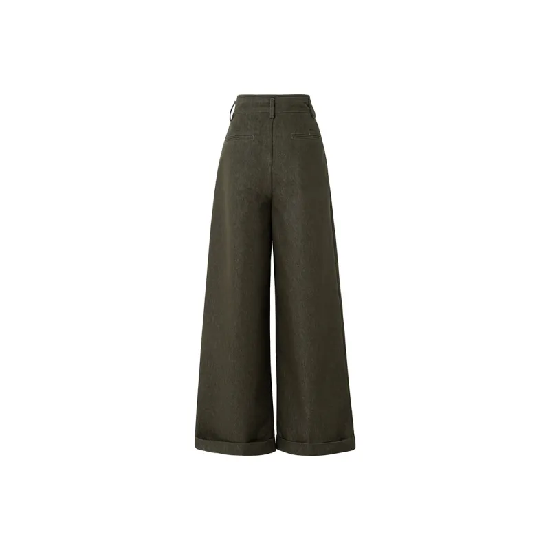 SOON FLOWER Jeans Women's Grasswood Brown-1