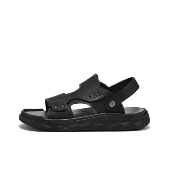 Jeep Beach Sandals Men Black