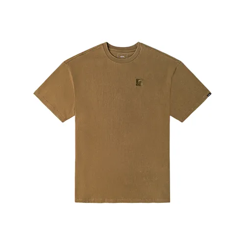 Vans T Shirt Unisex Olive Brown