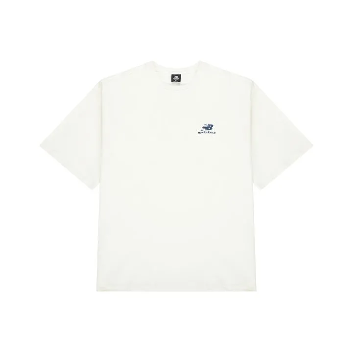 New Balance T Shirts Men Ecru-0