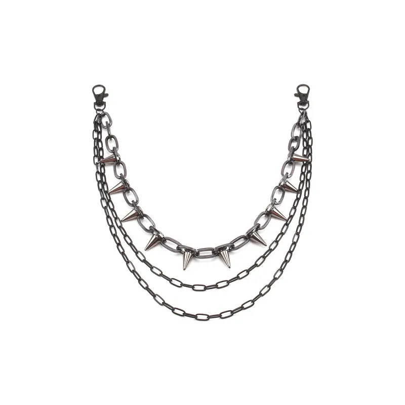 CENTURY&KINDLE Metal Pants Chains Unisex-0