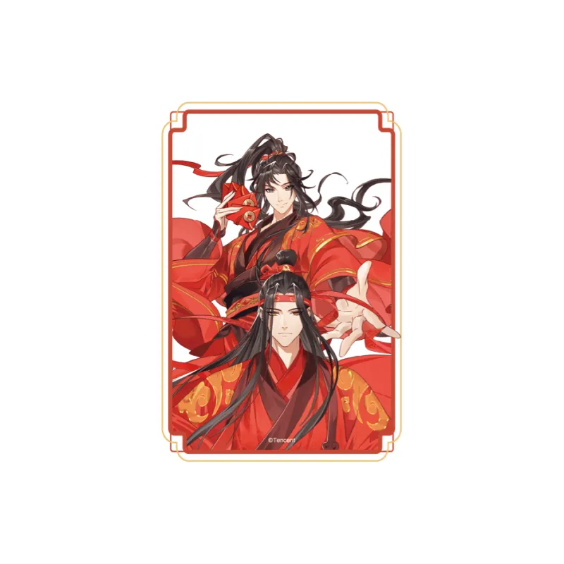 TENGXUNSHIPINCAOCHANGDI Demon Path Patriarch New Year Collection Acrylic Transparent Card Photo Cards-3