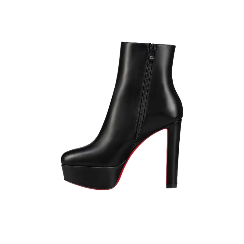 CL LUBOTING Loo Booty Ankle Boots 13cm Women's Black-2