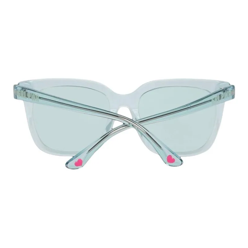 Victoria's Secret Irregular Shape Sunglasses Unisex Cyan-2