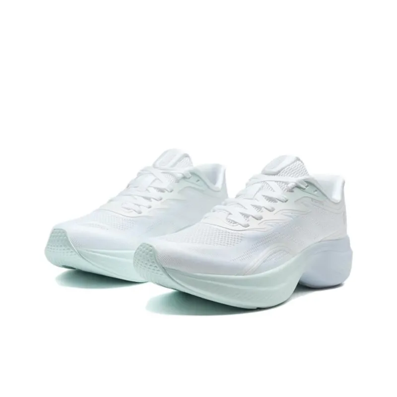 XTEP Breathable And Wear resistant Low Top Casual Running Shoes Women's White-1