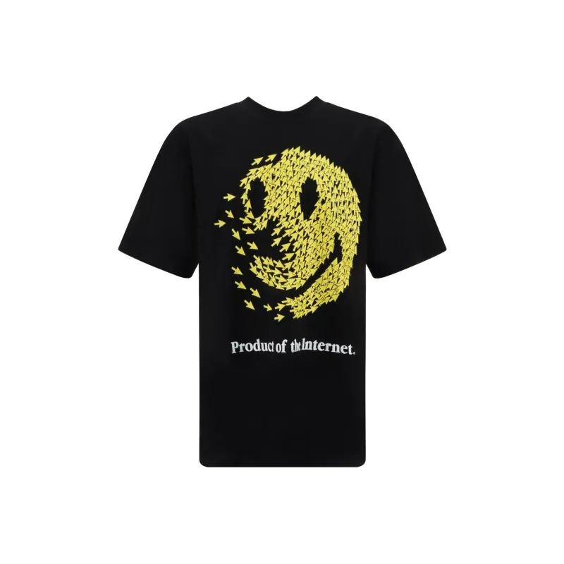 Market Smiley Product Of The Internet T Shirt-0