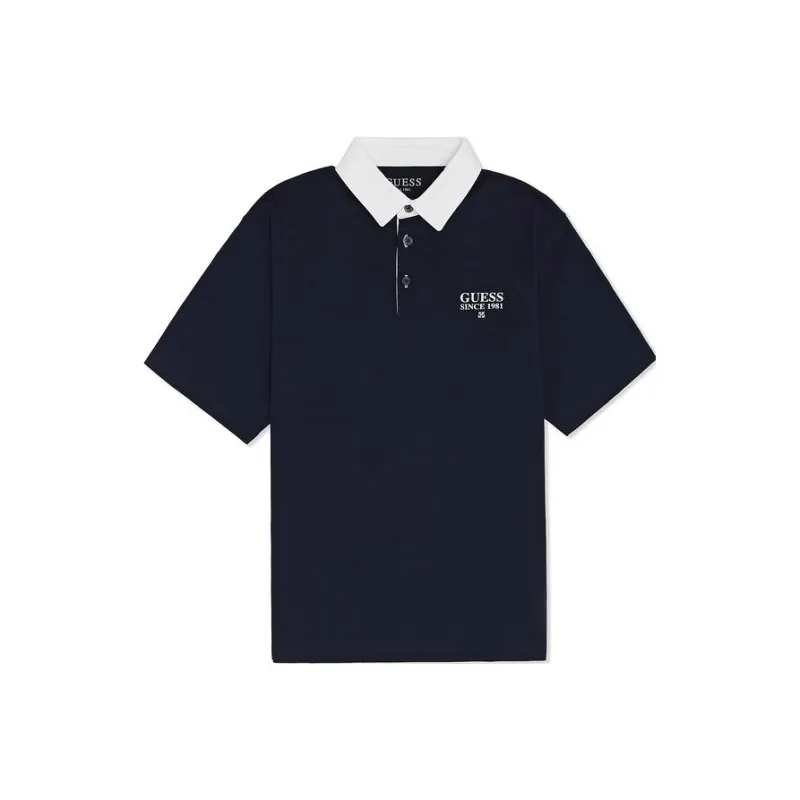 GUESS T-Shirts Men Navy Blue-0