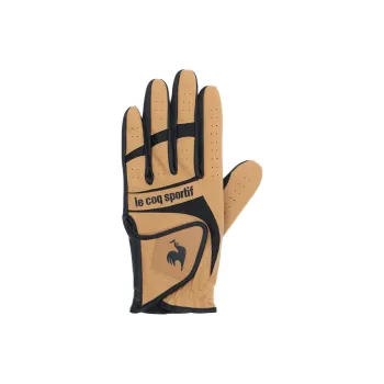 Le Coq Sportif Synthetic Leather Gloves Unisex Brown