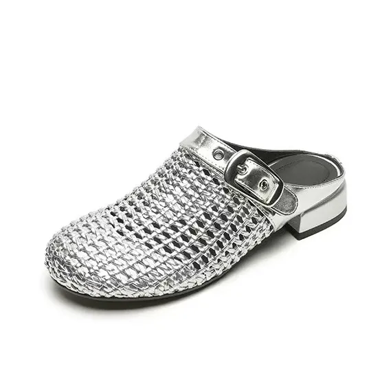 Mr.shang Slip Resistant Closed Toe Slippers Women's-2