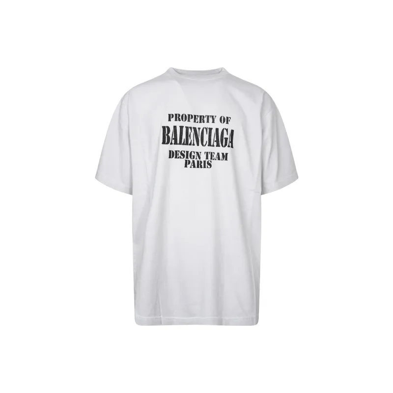 Balenciaga Property Large Fit Vintage T shirt-0