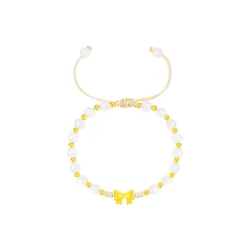 Lao Feng Xiang Hetian Jade Bracelets White Jade Women's