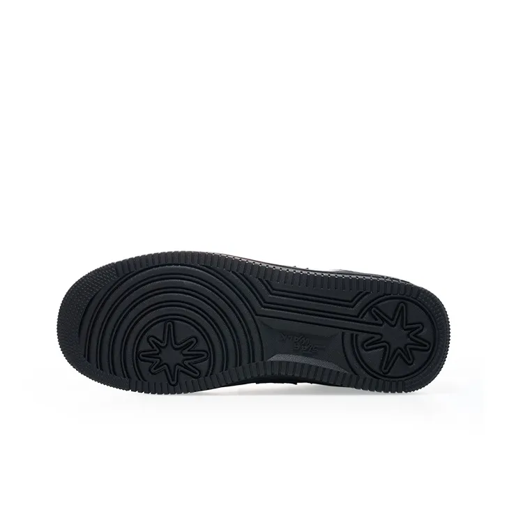 Starwalk Soldier Durable Lightweight And Breathable Low Top Skateboard Shoes Unisex Black White-5