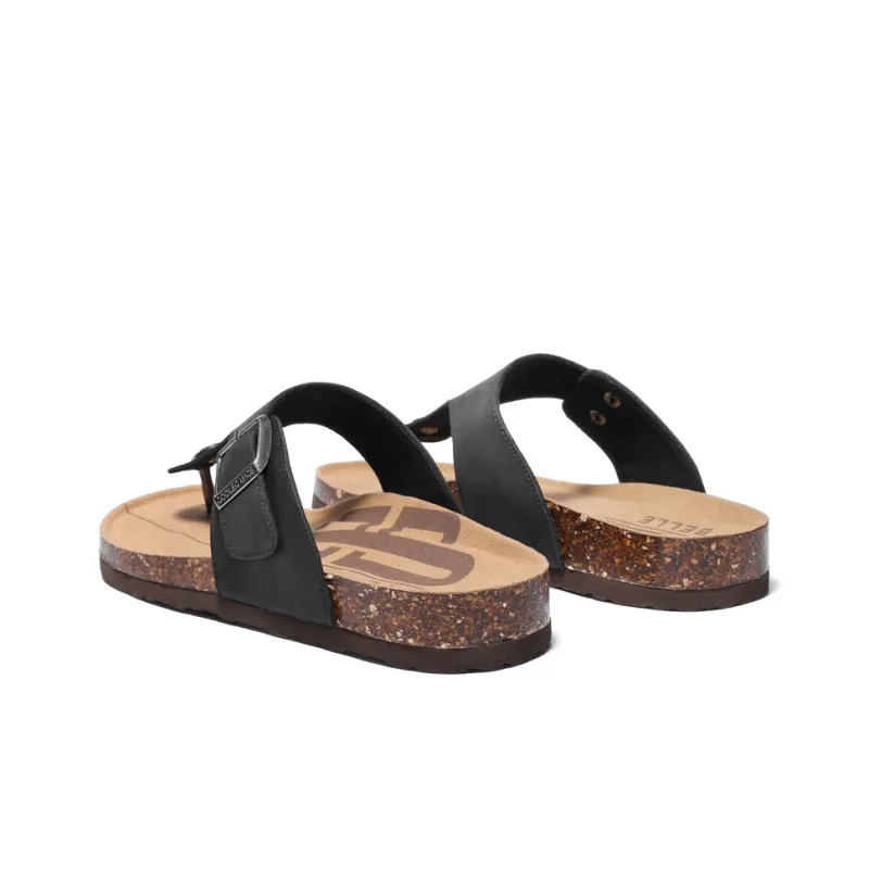 BELLE Rubber Sole Abrasion Resistant Slip Resistant Flip Flops Men's-3