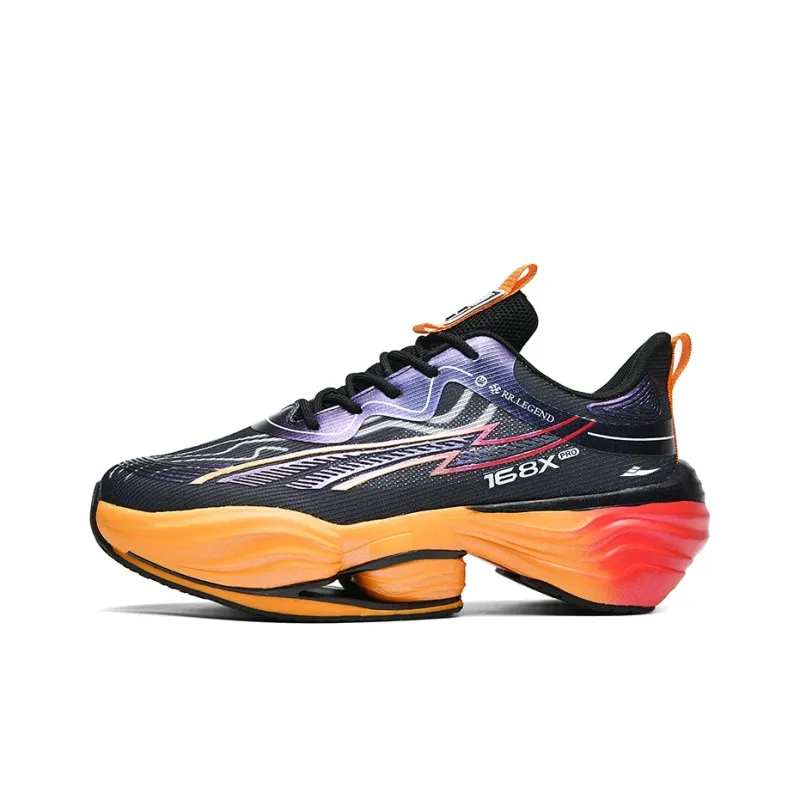 Kuding Cushioning Anti Slip Wear Resistant Breathable Lightweight Height Increasing Rebound Running Shoes Men's-15