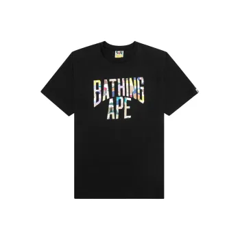 A BATHING APE Multi Camo Nyc Logo Tee