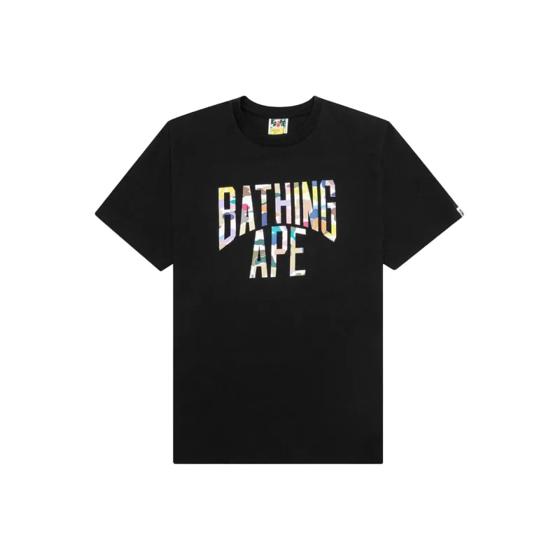 Bape Multi Camo Nyc Logo Tee-0