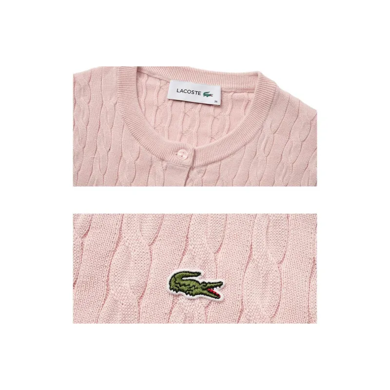 LACOSTE Knitwear Women's Light Pink-3