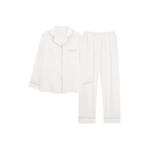 XIAFENYAN Pajama Set Women's Beige