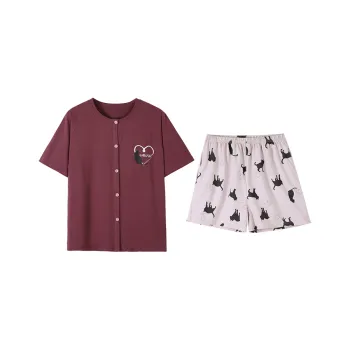 Kerener Pajama Set Women's Plum